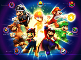 Hình ảnh vui nhộn của game mario